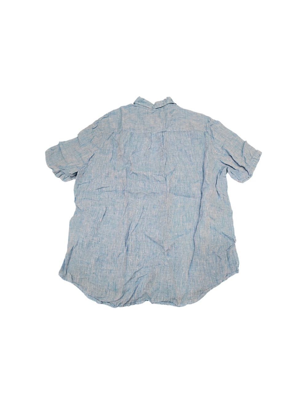 NWOT Heritage Report Collection Short Sleeve Linen Shirt Sz XL - Picture 7 of 8